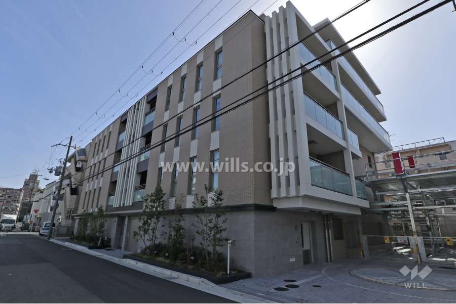 ジオ南武庫之荘WESTの外観(北西側から)