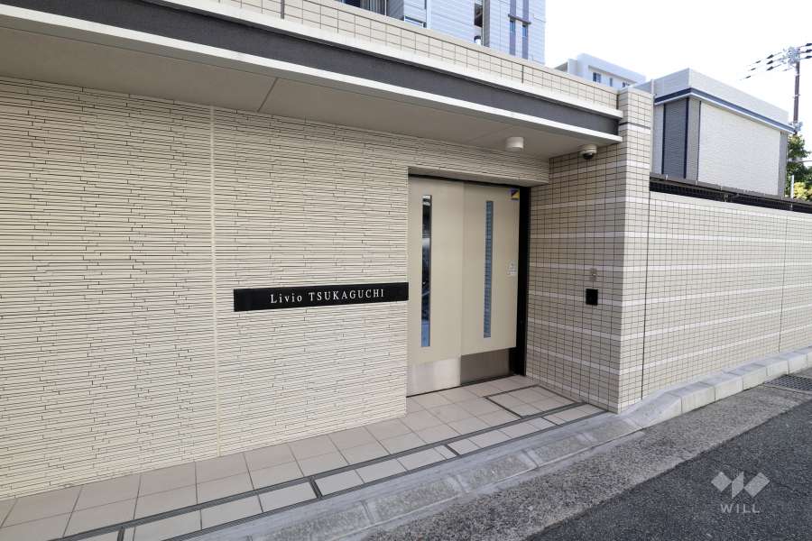 駐輪場の出入口