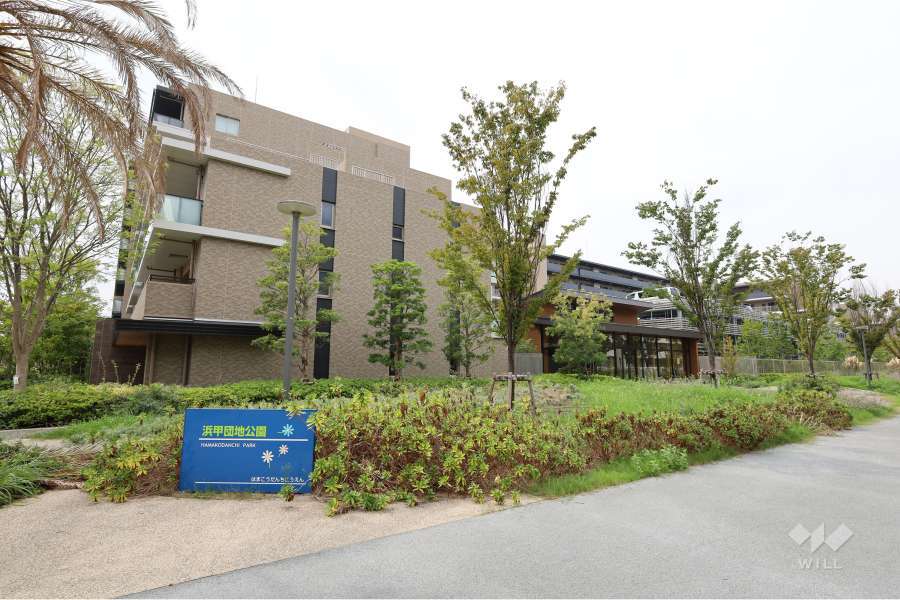 ルネ西宮甲子園の外観（北東側から）