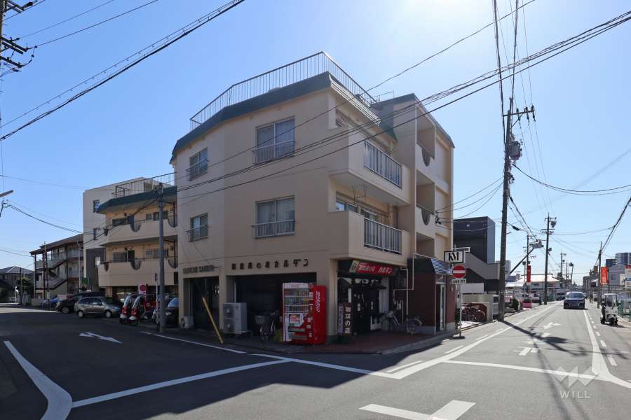 グリーンコーポ豊国の外観(北西側から）