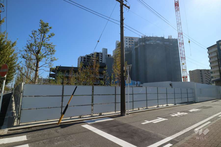 ザ・パークハウス名古屋の外観（北西から）