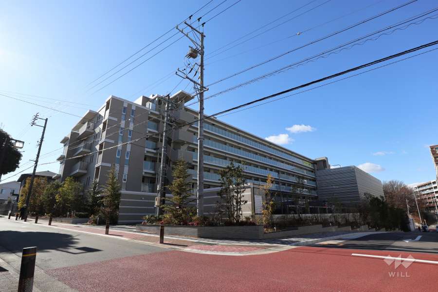 プレミスト鳴子北ブライトテラスの外観（北東側から）