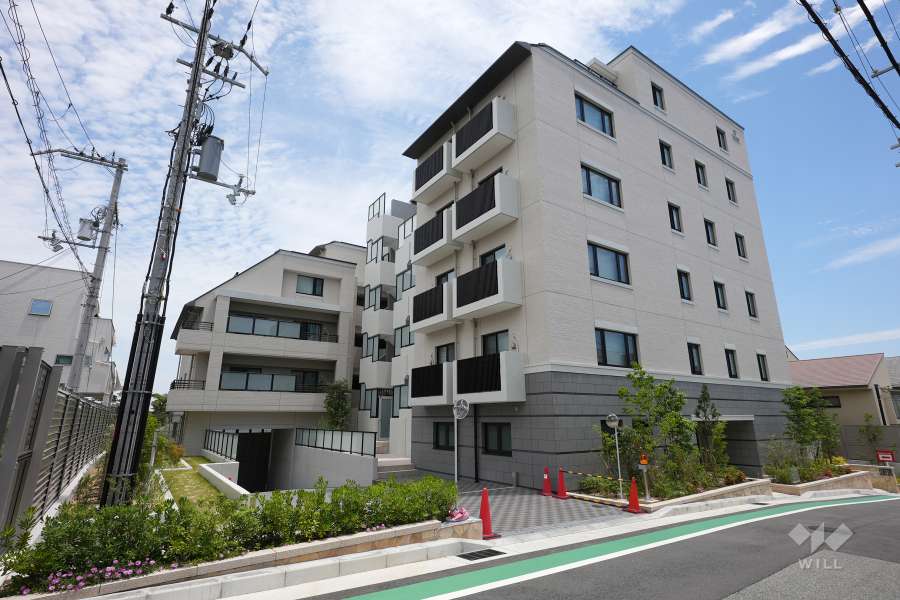 ワコーレ夙川羽衣町の外観（北西側から）