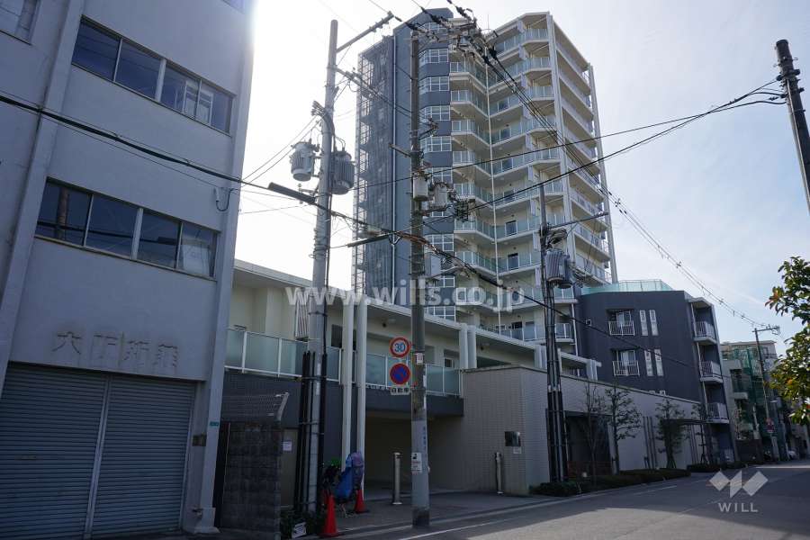 パークナード新北野の外観（北東側から）