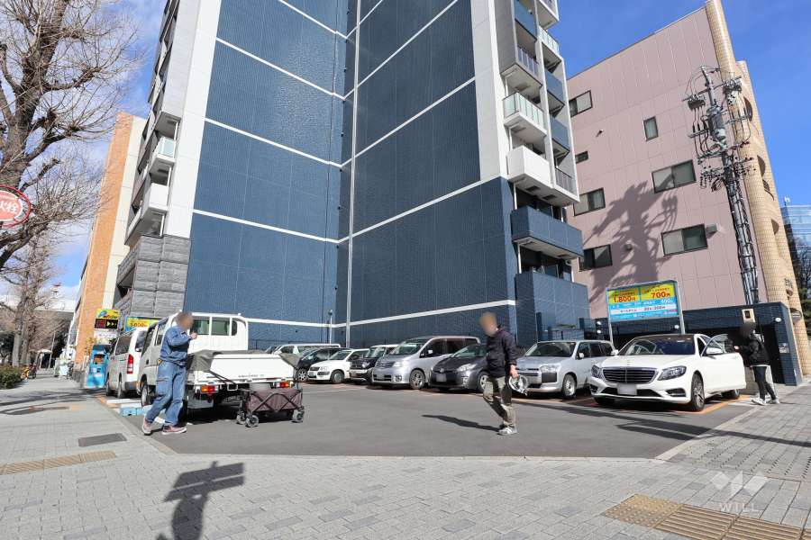 敷地南西側の前面道路