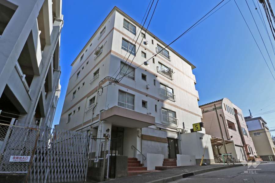 エバーグリーン松原の外観（北西側から）