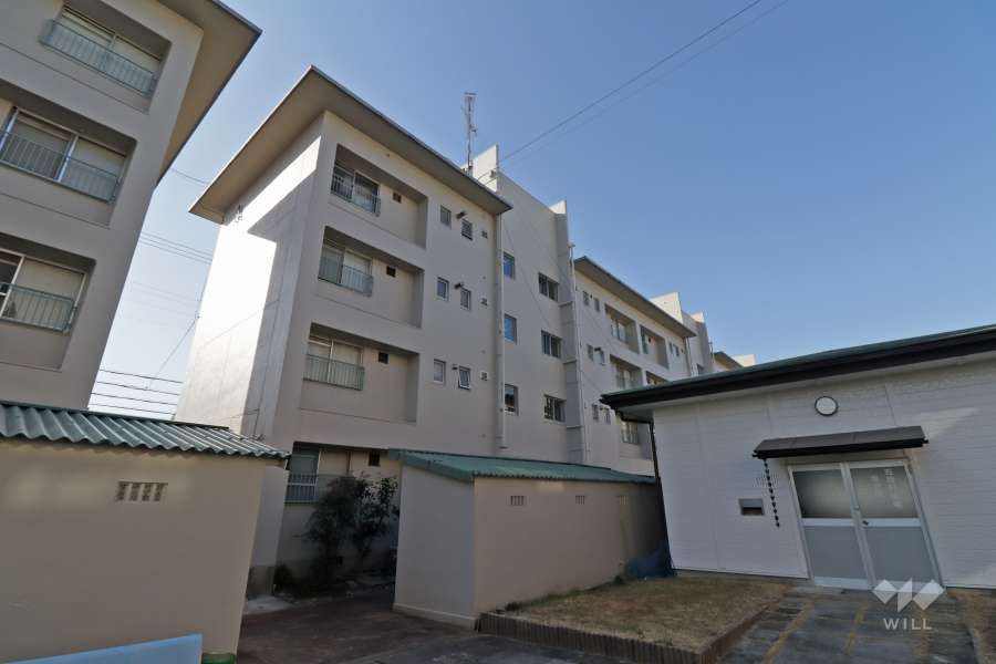 五番町住宅A棟の外観（北東側から）