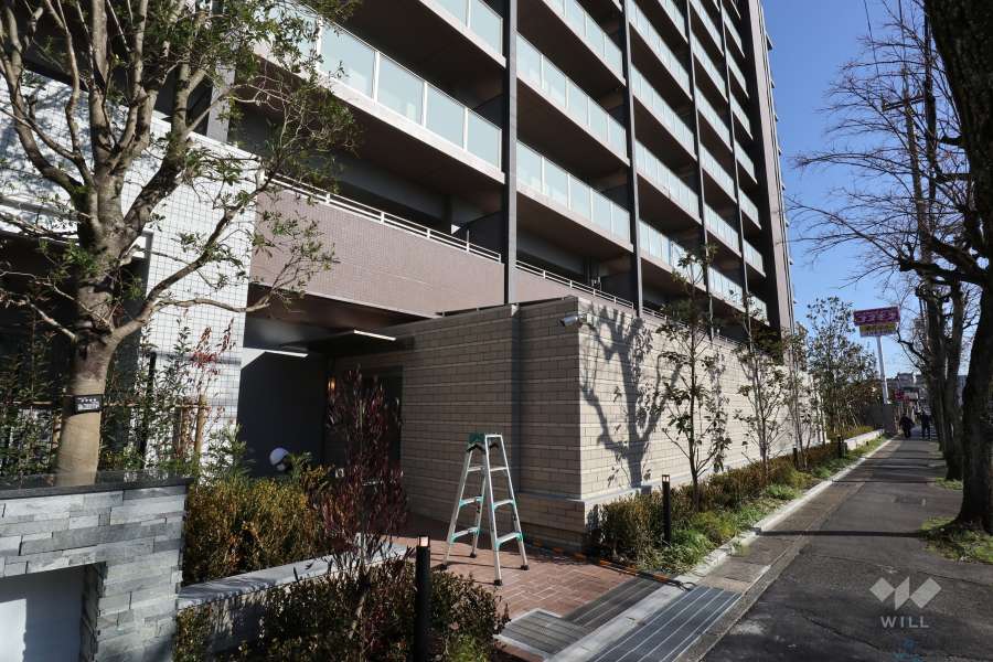 駐輪場の出入口