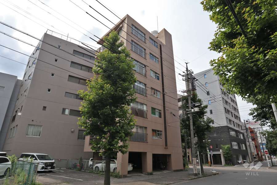 パレス金山の外観（南東側から）