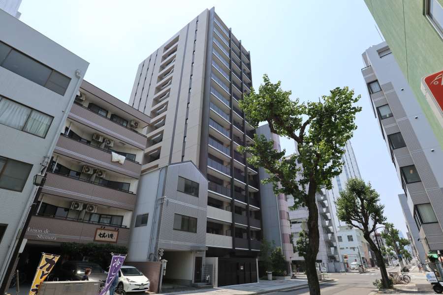 オープンレジデンシアザ・ミッドフォートの外観（北東側から）