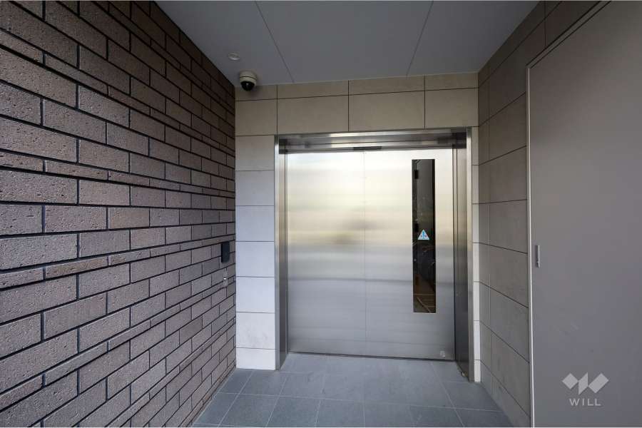 駐輪場の出入口