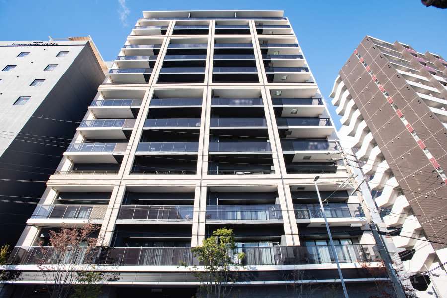 クリオ金山ブライトマークスの外観（南側から）