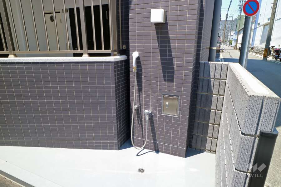 ペット足洗い場