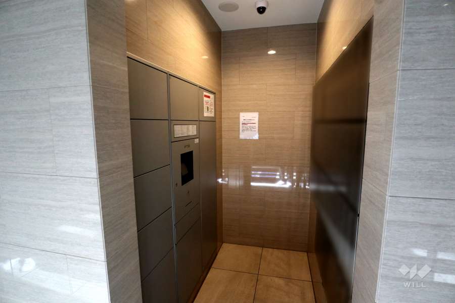 共用ポストと宅配ボックス