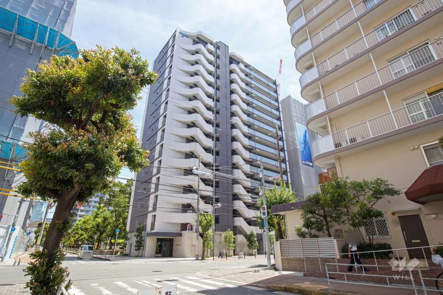 ラシュレ新大阪の外観（北西側から）