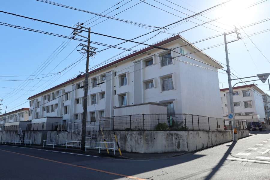 嫁が茶屋住宅A1の外観（北西側から）