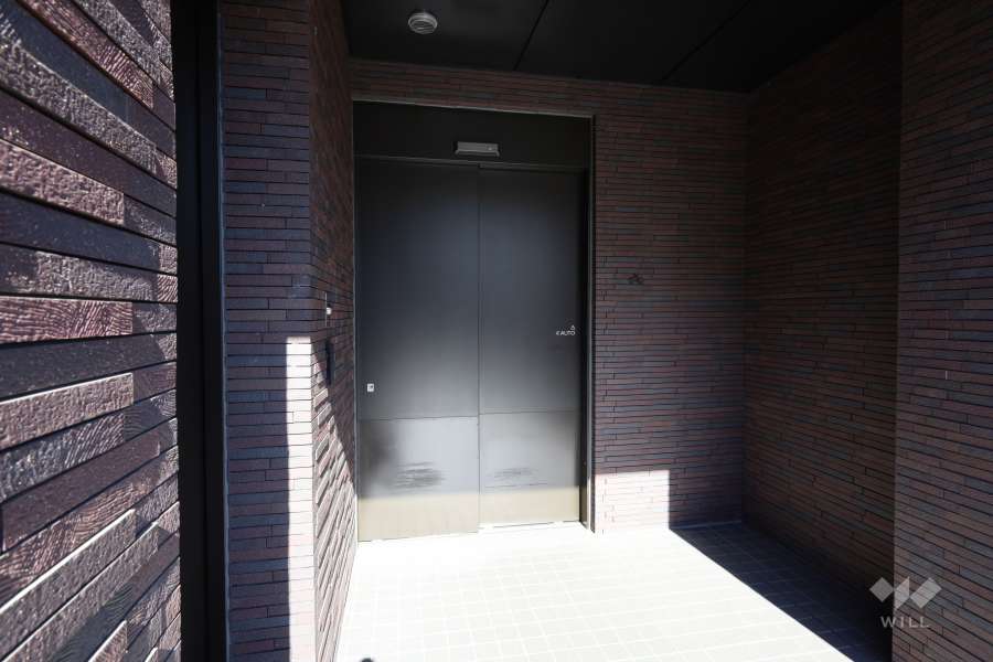 駐輪場の出入口