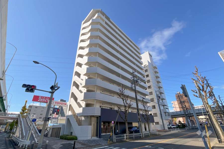パルティール上社の外観(南東側から)