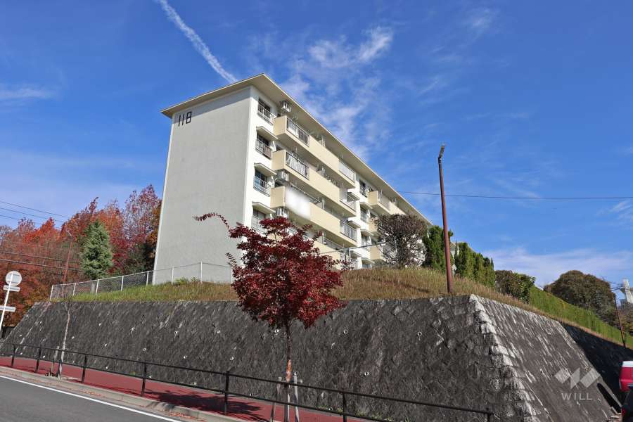 藤山台団地特別分譲住宅118棟の外観（南側から）