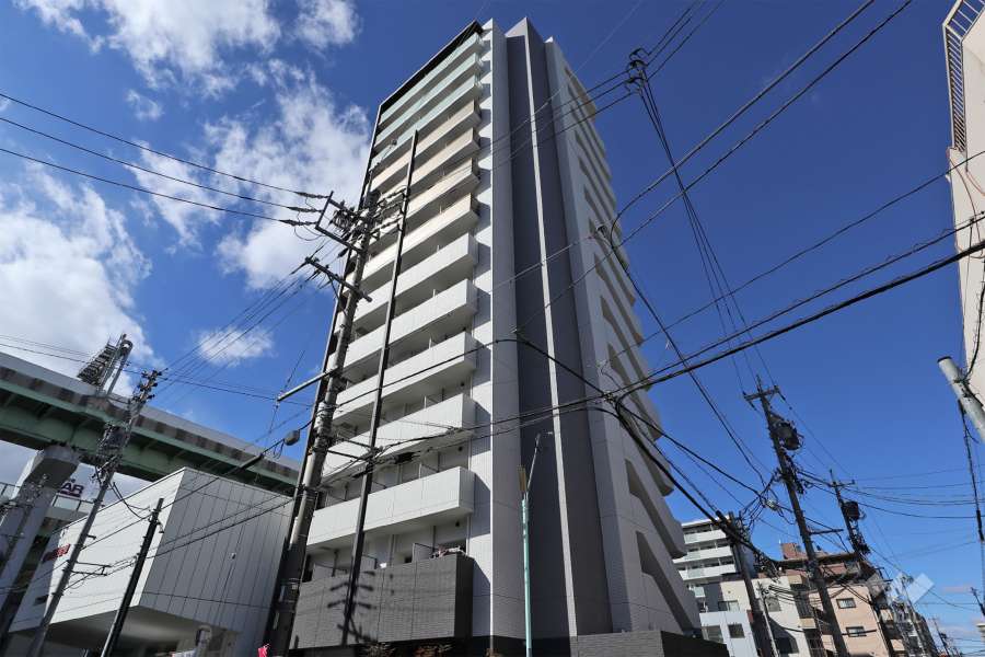 パルティール黒川本通りの外観（南東側から）