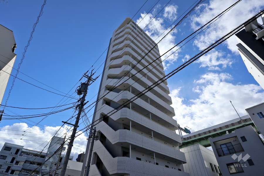 パルティール黒川本通りの外観（北東側から）