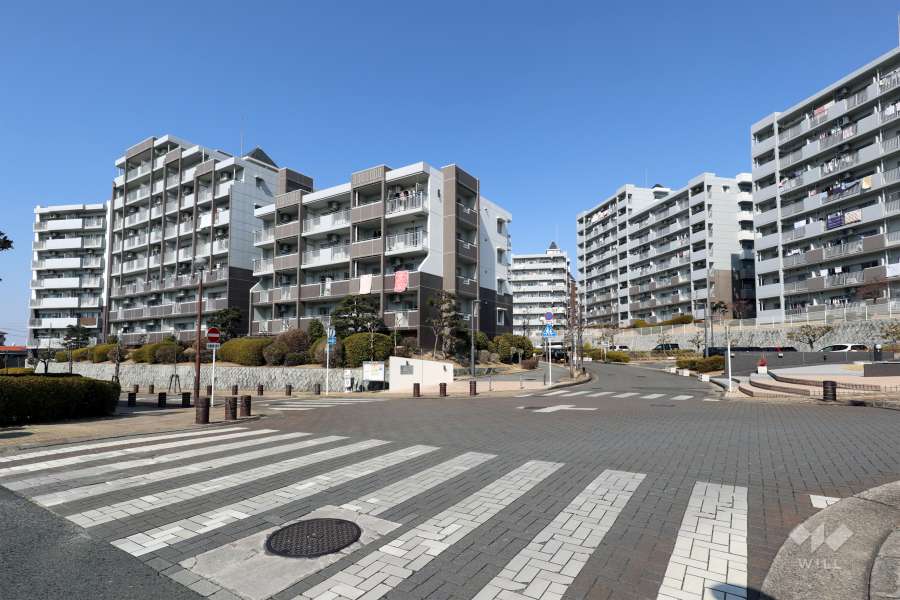 「日進香久山杜の街105棟」の外観（南側から）