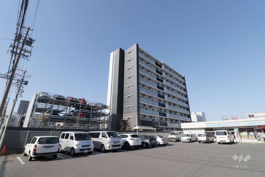 エステムコート名古屋金山ミッドクロスの外観（南東側から）
