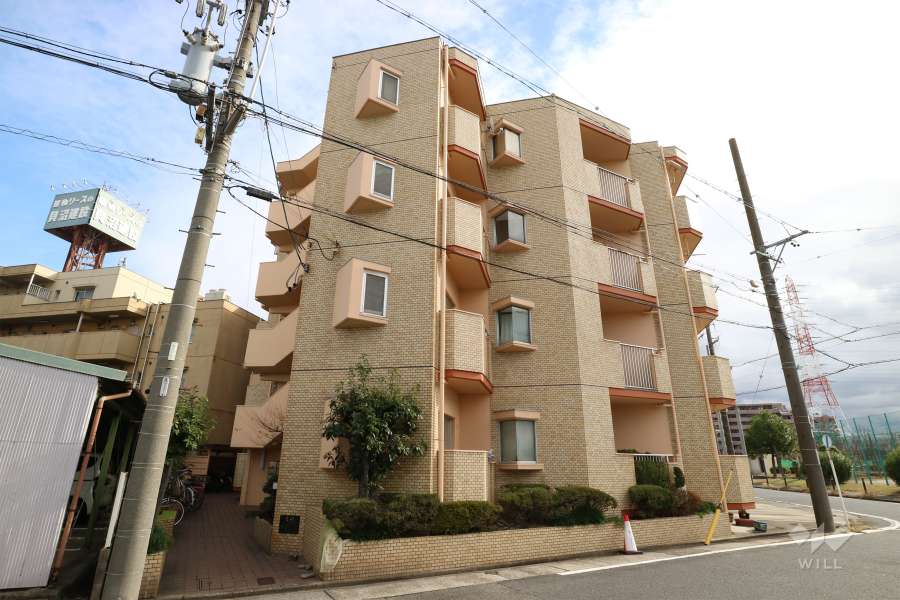ユニーブル善南町の外観（北側から）