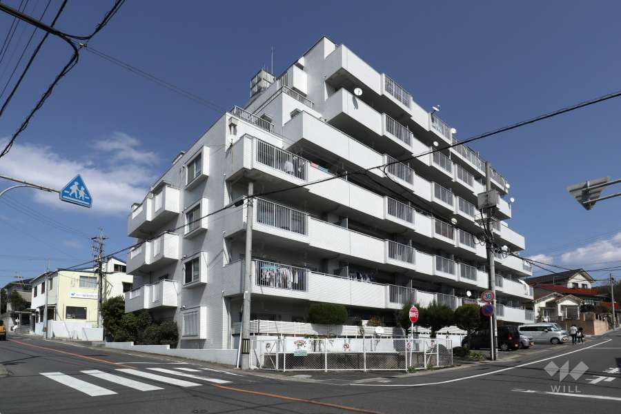 藤和シティコープ西松山の外観（南西側から）