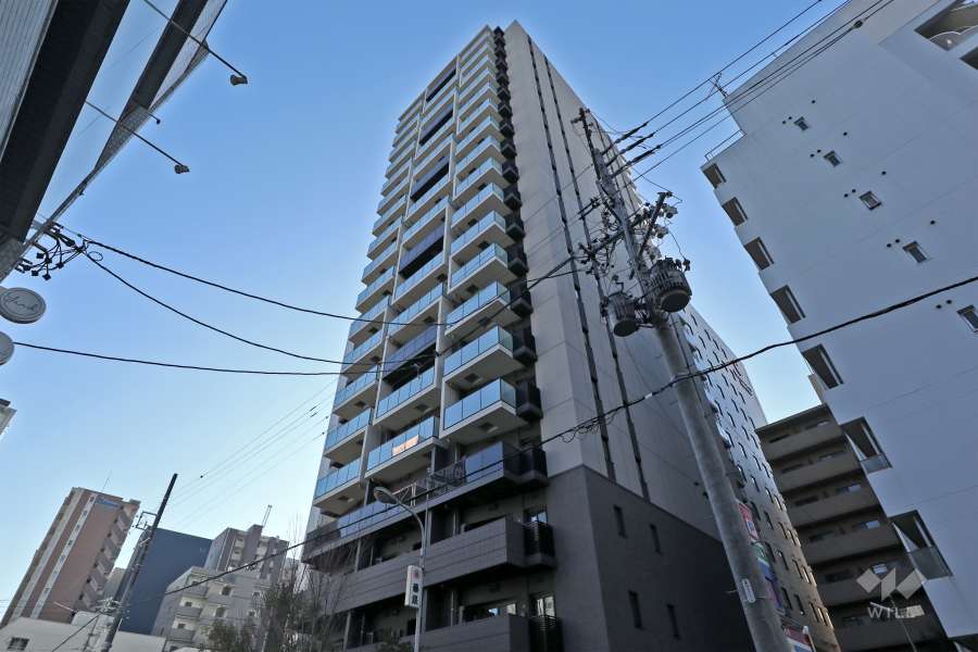 プラウドタワー名駅南の外観（北東側から）