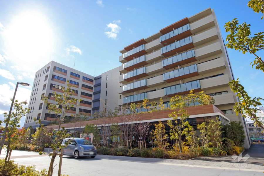 パークナード吹田SSTエクラの外観（北東側から）