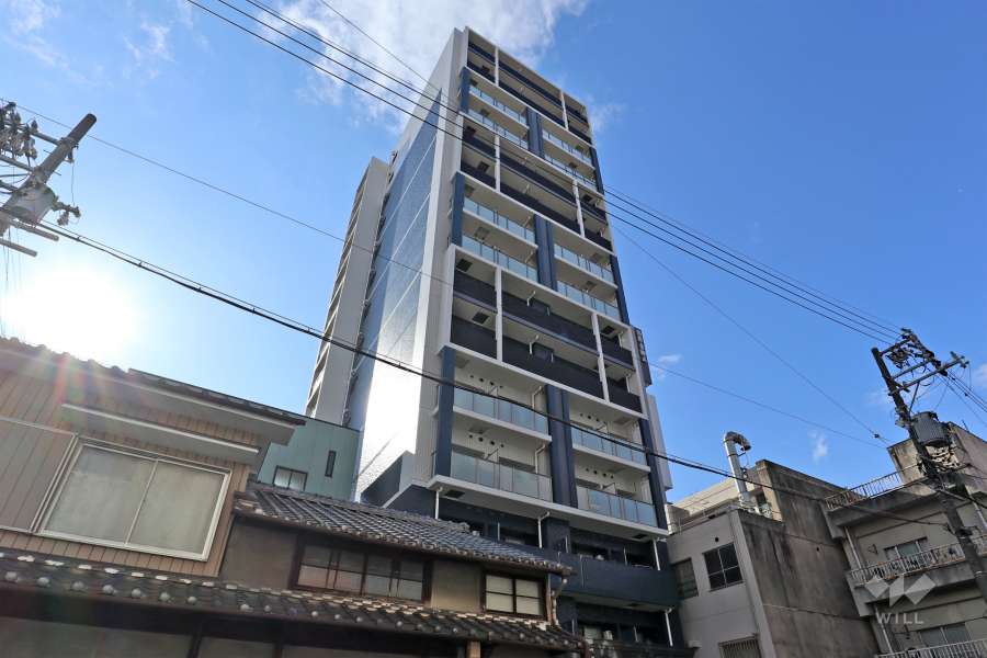 メイクスデザイン鶴舞の外観(北東側から）