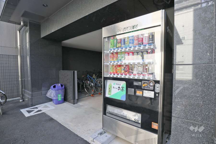 敷地内にある自動販売機