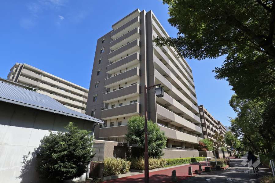 メイツ熱田八番リーフテラスS棟の外観（南西側から）