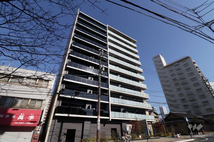 オープンレジデンシア金山マークスの外観（南西側から）
