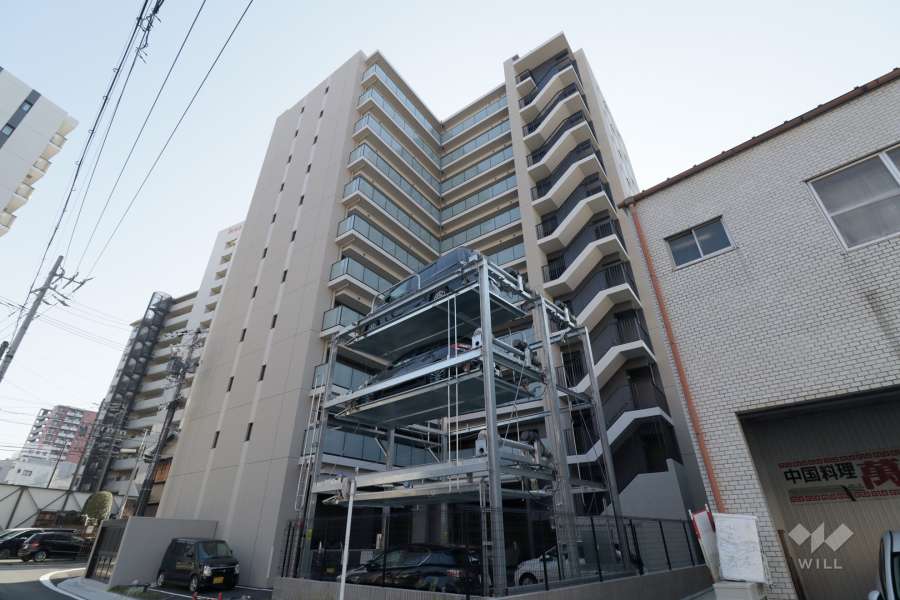 オープンレジデンシア金山マークスの外観（北西側から）