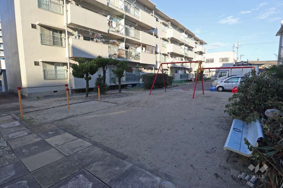 敷地に隣接する公園