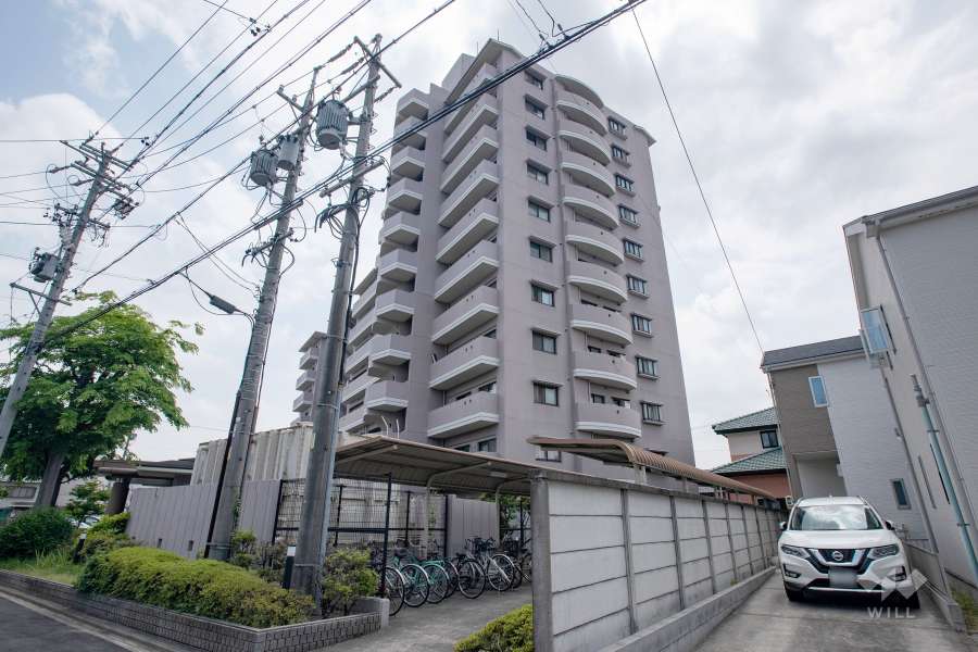 オリエント・グリーンハイツ澄池の外観（北西側から）