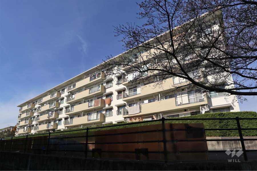 藤山台団地特別分譲住宅113号棟の外観（南東側から）
