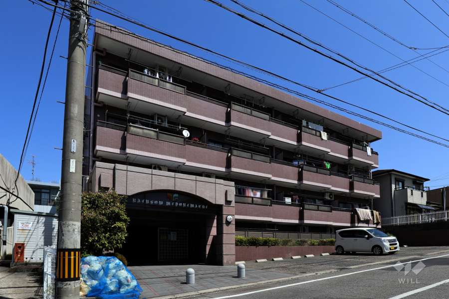 レインボー緑町の外観（南西側から）