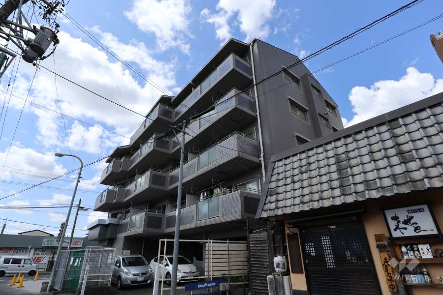 ナビハイツ水野ステーションの外観（南東側から）