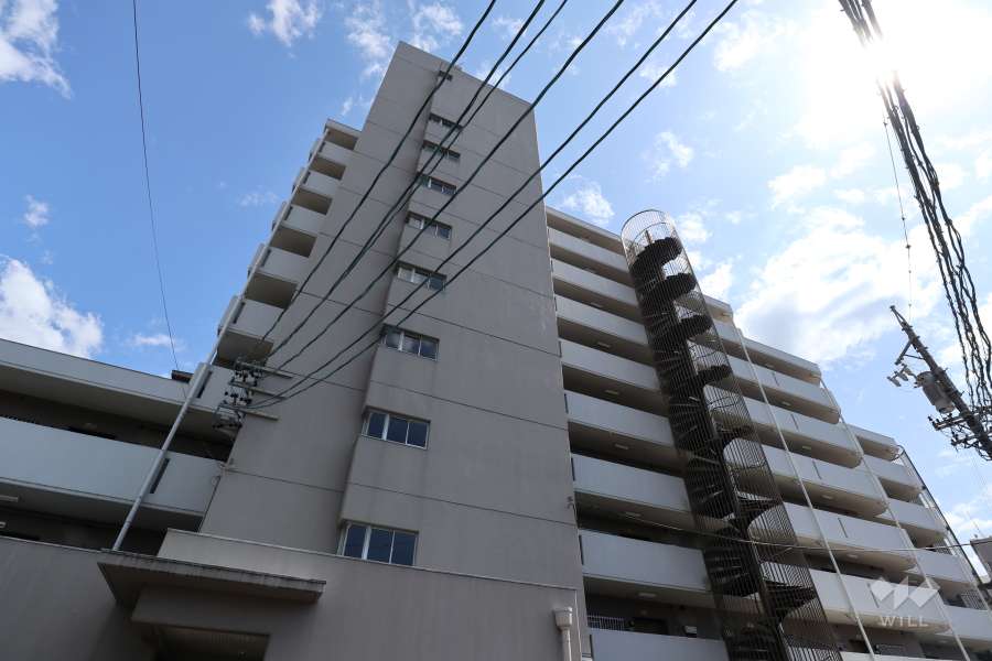 パレス瀬戸の外観（北西側から）