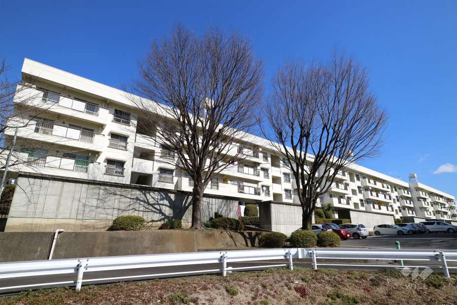 丸山住宅6号棟の外観（南西側から）