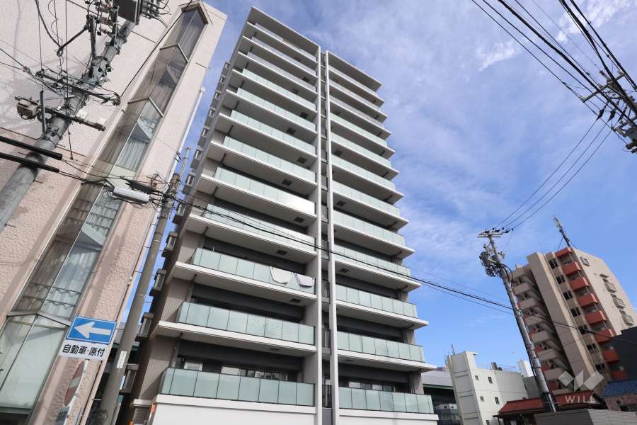 ポレスター黒川の外観（北西側から）
