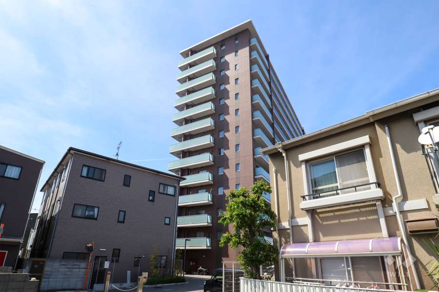 クラッシィハウス豊中庄内の外観（南東側から）