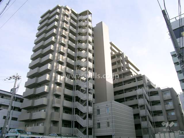 イトーピア江坂バルフラットの外観（北西側から）