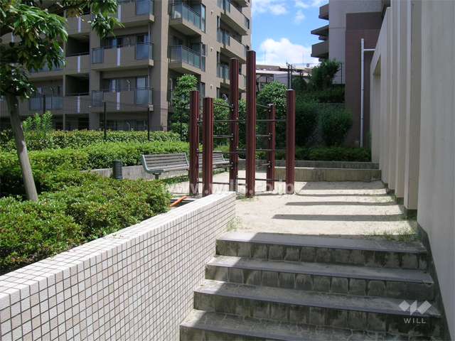 敷地に隣接した公園