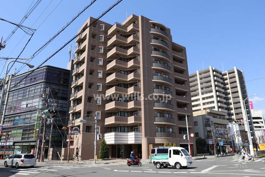 東急ドエルアルス吹田アーバンビューの外観（東側から）