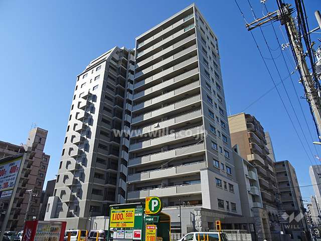セイワパレス江坂広芝町の外観（北東側から）