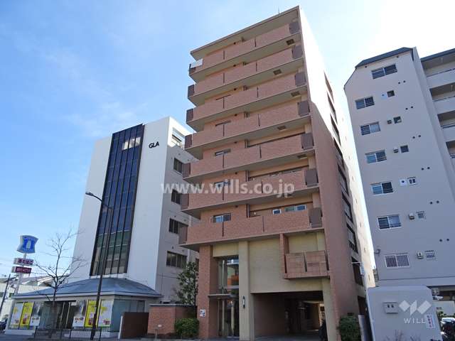 レイセニット江坂の外観（北西側から）